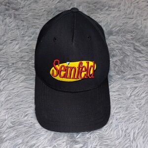 Officially Licensed Seinfeld Black Adjustable Snapback Hat Cap